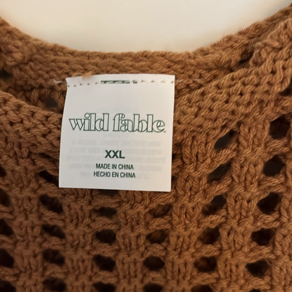 Orange and brown Wild Fable crochet tank top bundle - Picture 6 of 6
